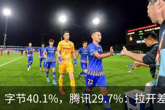字节40.1%，腾讯29.7%：拉开差距的，不是抖音